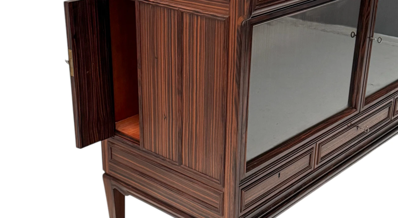 Art Deco Amsterdamse School Vitrine or display cabinet by Napoleon Le Grand